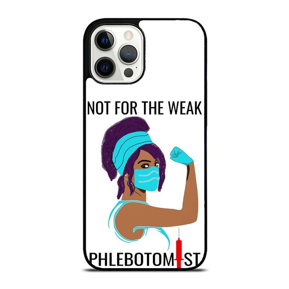 Phlebotomist Not For The Weak African American iPhone Case - Picture 1 of 1